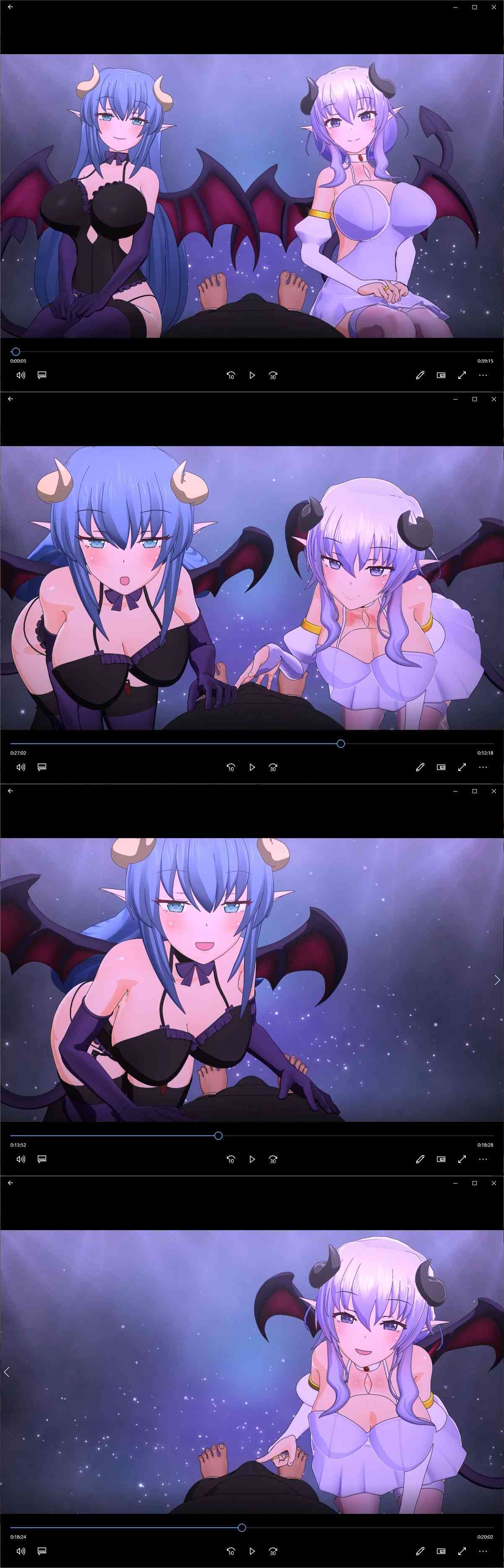 ダブルサキュバスのイキっぱなし洗脳オナニーサポート（F・A・S）-動画画像
