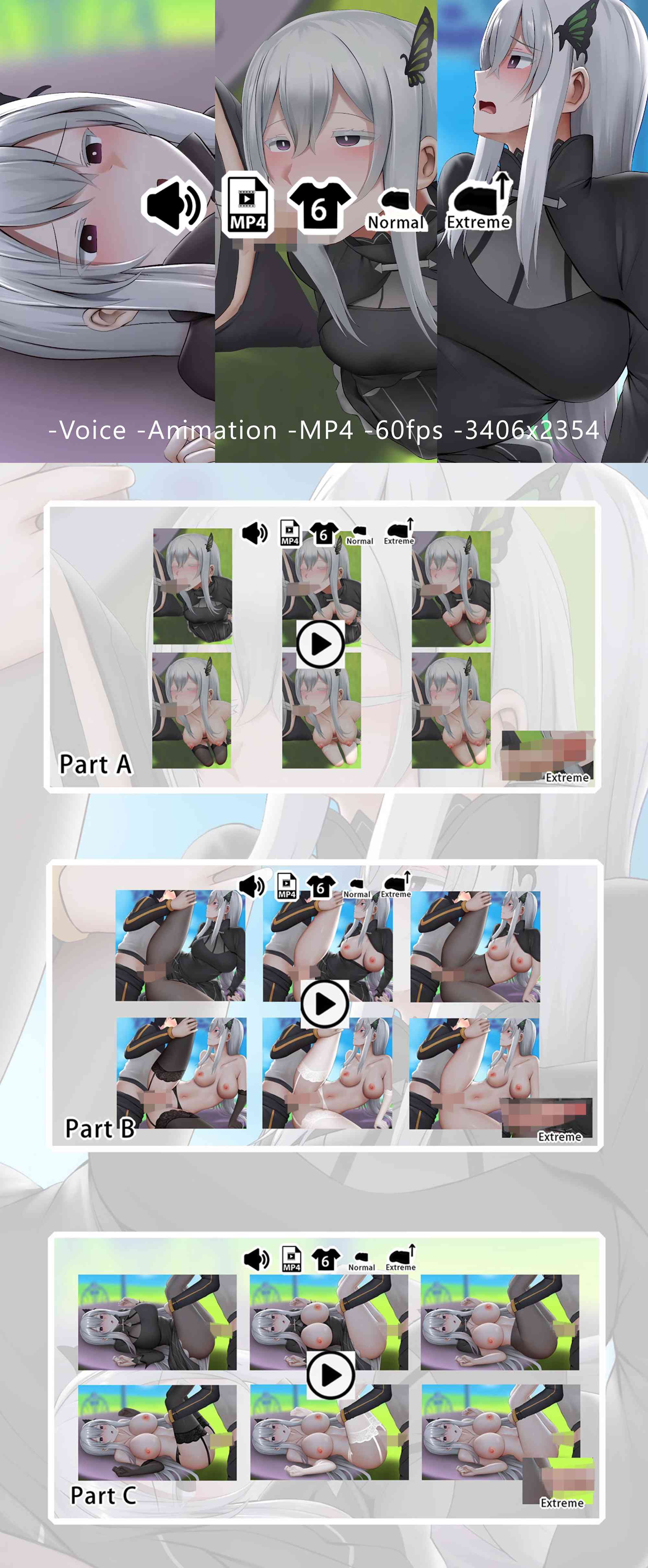 エキドナ - 同人動画 （ぎんハハ）（ぎんハハ）-動画画像
