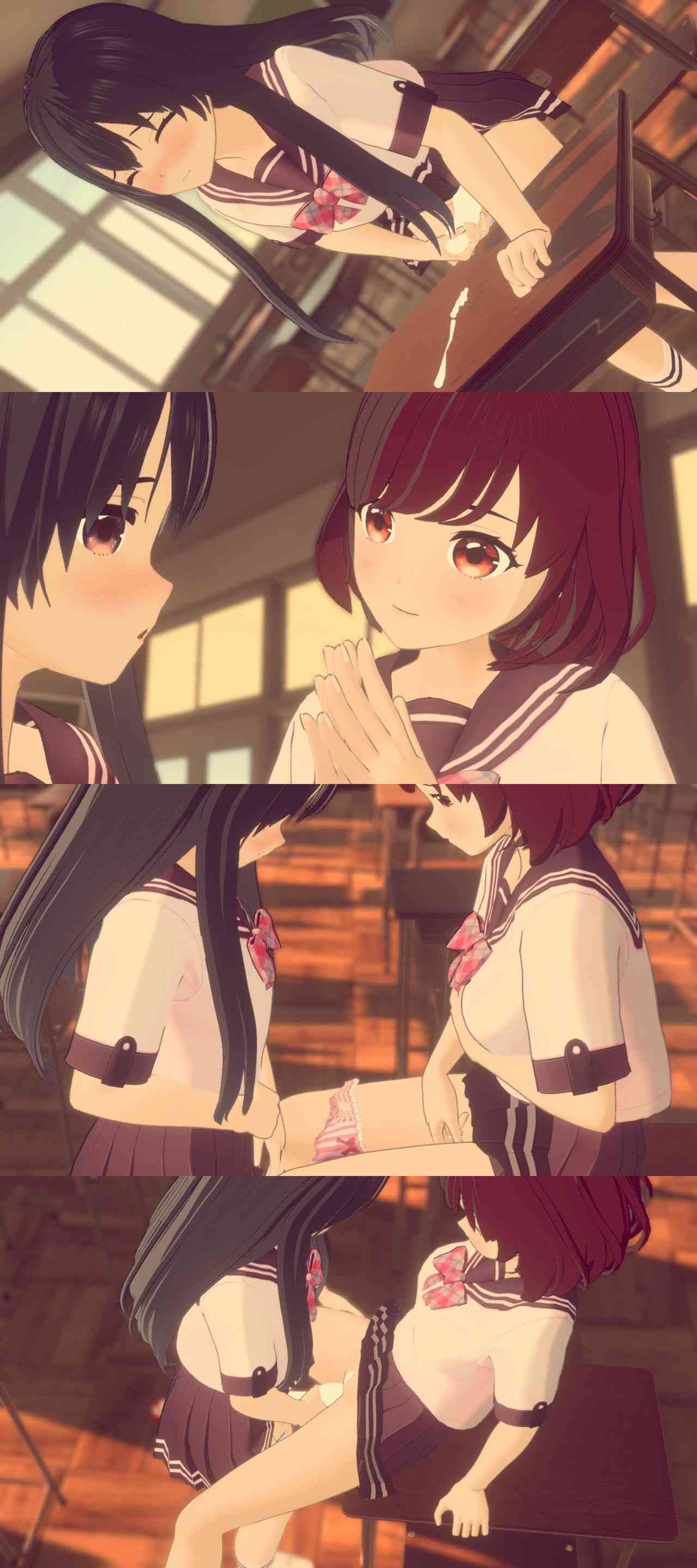 百合ごころ〜（心は女の子の）男の子と女の子〜（ワピワピ。）-動画画像