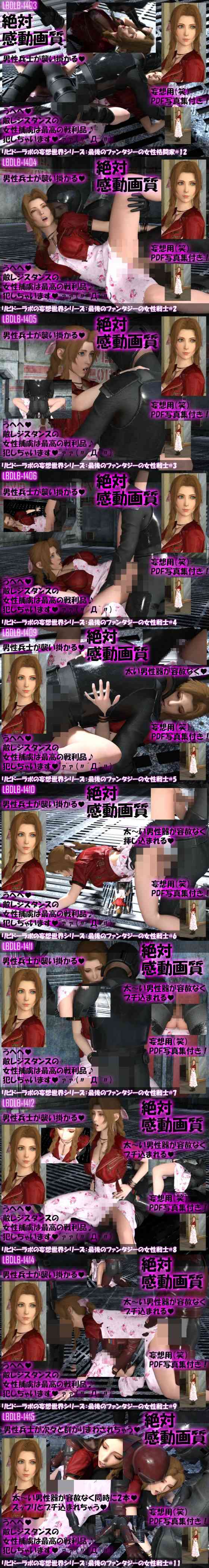 リビドーラボの妄想世界シリーズ:最後のファンタジーの女性戦士（11本全部入り総集編）（Libido-Labo）-動画画像