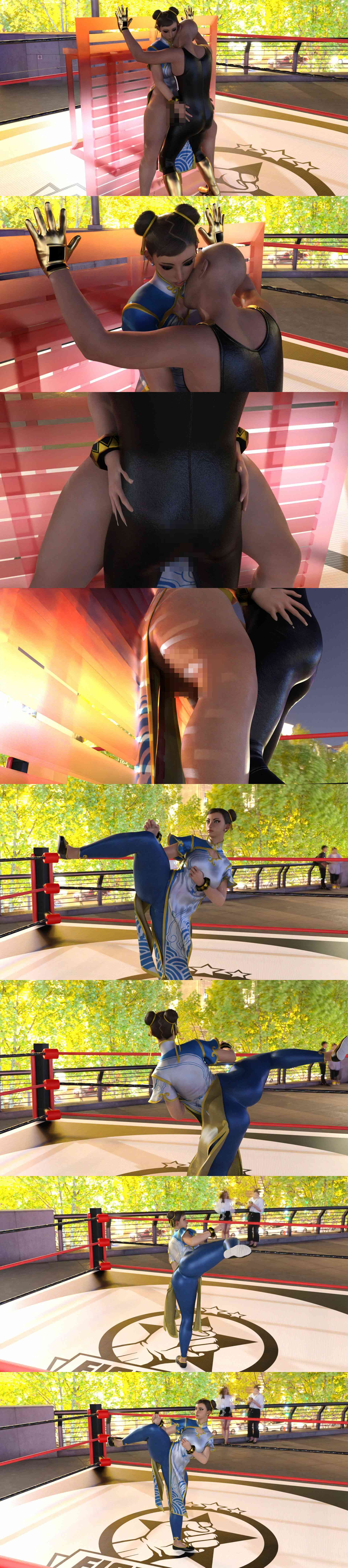 スゴいフトモモの中華系女性格闘家が犯○れてしまう（シリーズ06:立位）（Libido-Labo）-動画画像