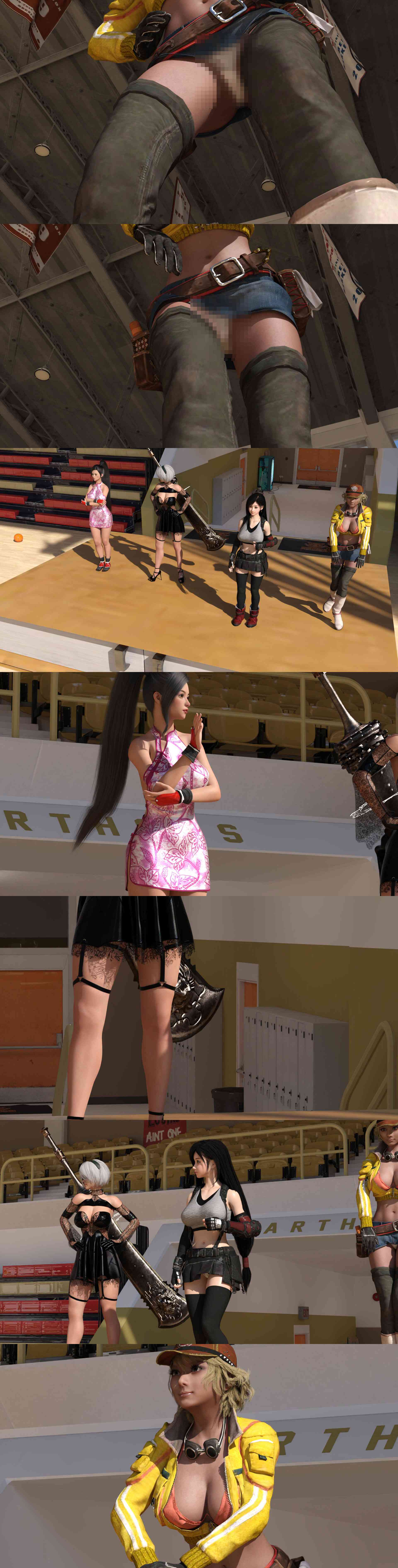 珍粕祭（ちんかすさい）での目玉イベント「コスプレ選手権」のファイナリスト女性達のスカートの中が舞台に仕掛けられた隠しカメラによって盗撮されていた件（02_友梨:メカニック女性）（Libido-Labo）-動画画像