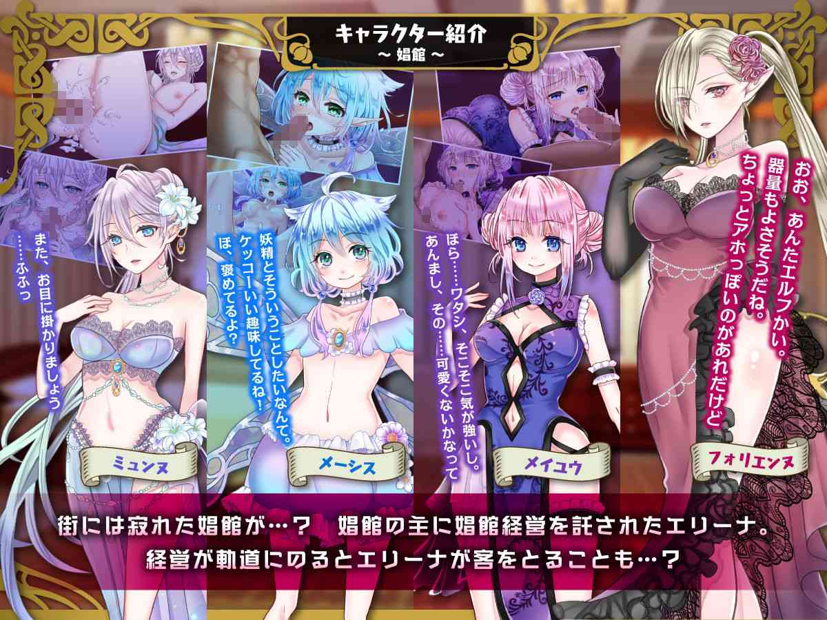 エリーナと精霊の神殿〜Hシーン動画（娼館Ver）（NAGINATA SOFT）-動画画像