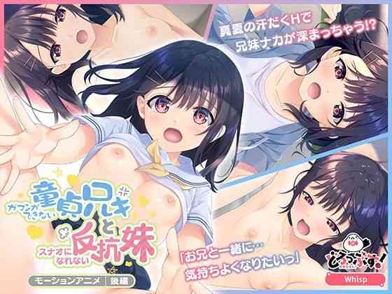 ガマンができない童貞アニキとスナオになれない反抗妹（後編） モーションアニメ（どろっぷす！）商品パッケージ画像