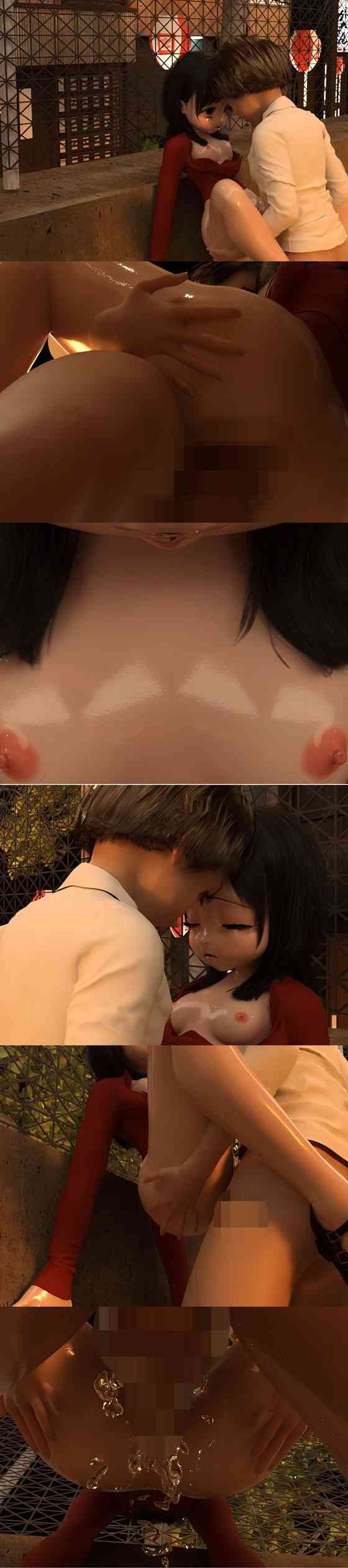 貧乳ダウナー彼女の夏祭り野外エッチ（Hinano）-動画画像