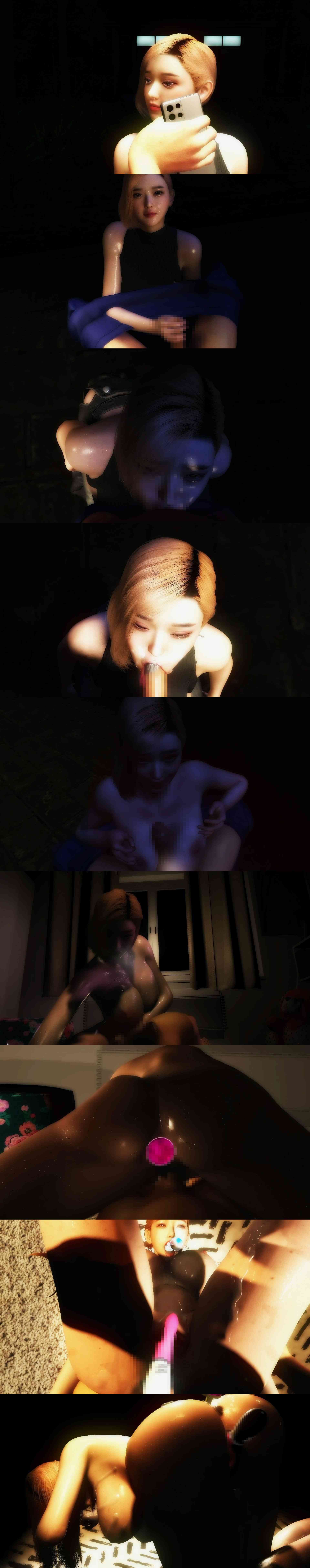 美巨乳アイドル催●汚チンポお下劣奉仕（レッドカラー）-動画画像