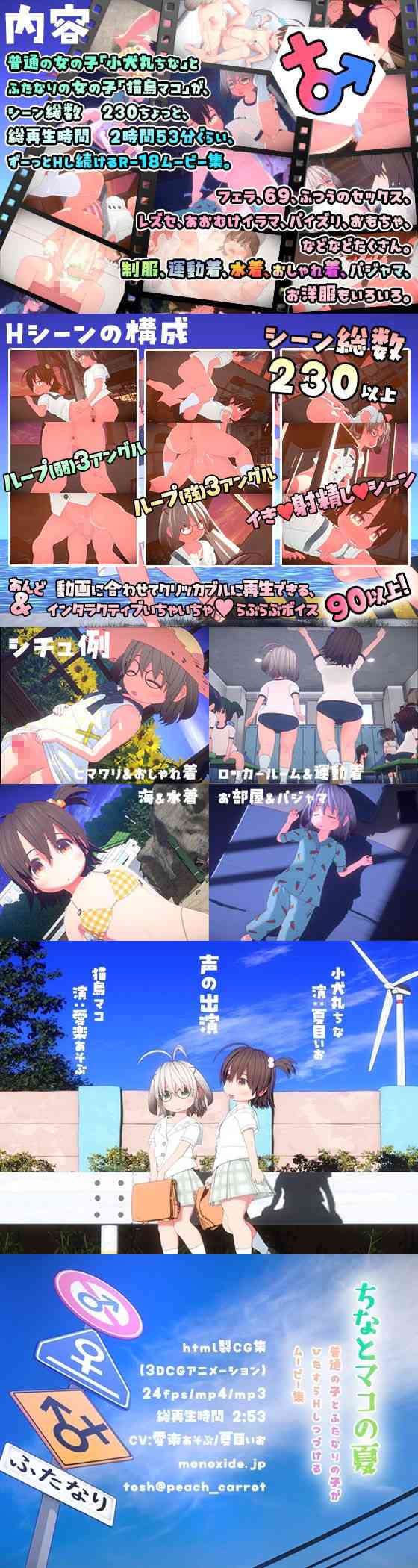 ちなとマコの夏（monoxide.jp）-動画画像